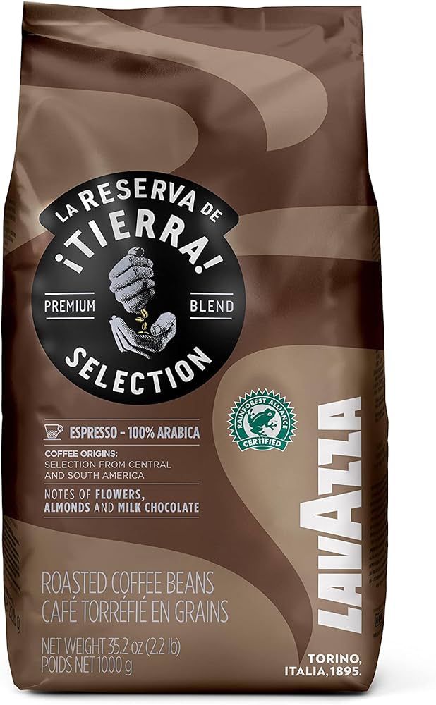 Lavazza Tierra Coffee Beans 1 Kg